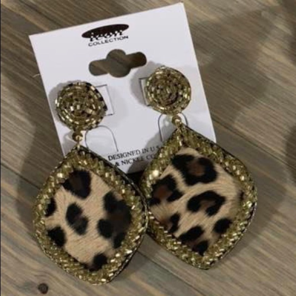 Leopard Earrings